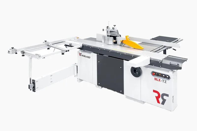 Combinée toupie-scie Robland NLX-TZ, machine multifonction pour le travail du bois, idéale pour les ateliers de menuiserie et d’ébénisterie.