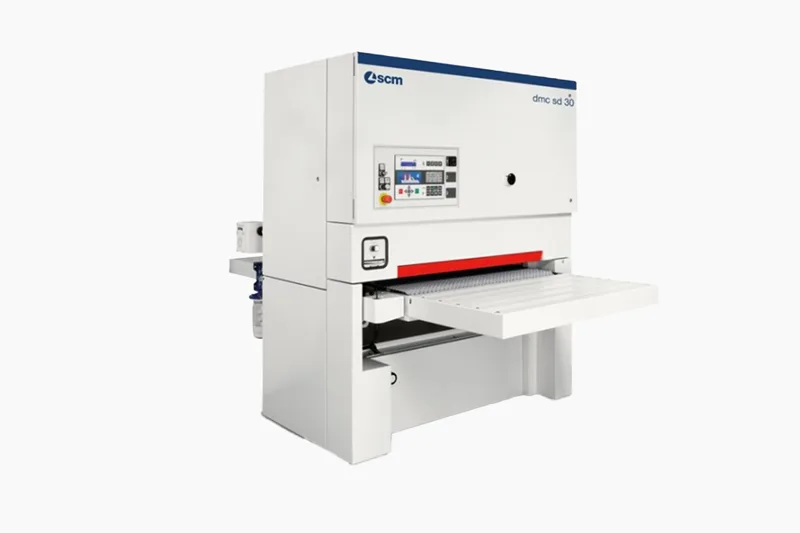 Ponceuse à larges bandes SCM DMC SD 30, machine industrielle pour le ponçage et la finition du bois, MDF et stratifiés.