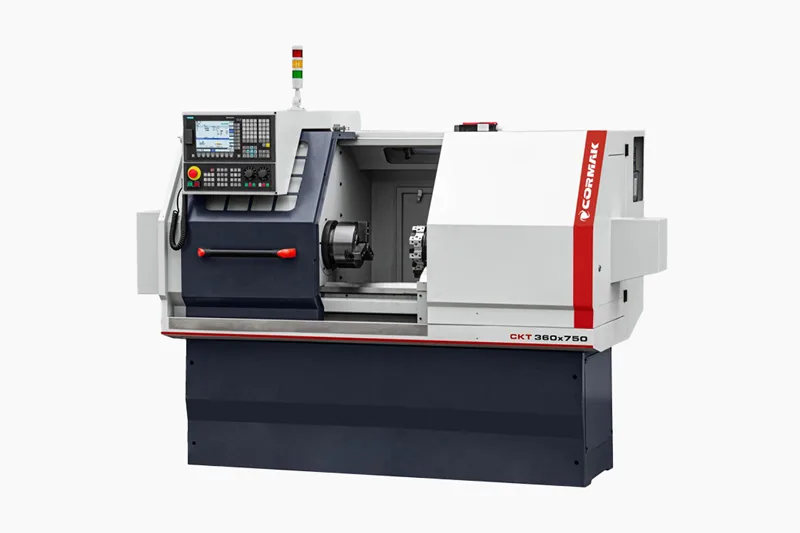Tour CNC Cormak CKT 360x750, machine-outil de haute précision pour l’usinage des métaux en mécanique et industrie manufacturière.